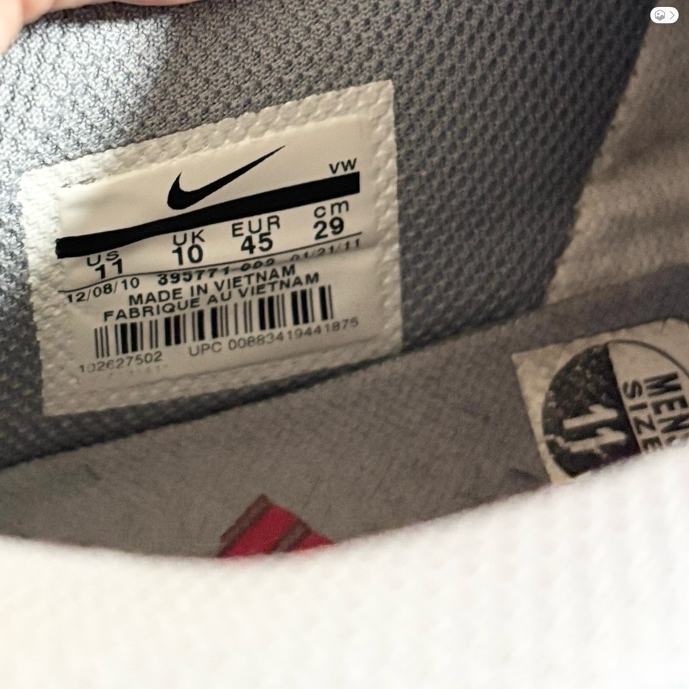 Nike Blazer Low Top Gray, Blue and Red Men's Sneakers - Picture 6 of 6